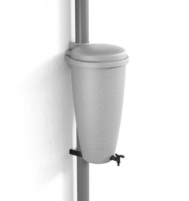 green basics rain catcher 35ltr living concrete